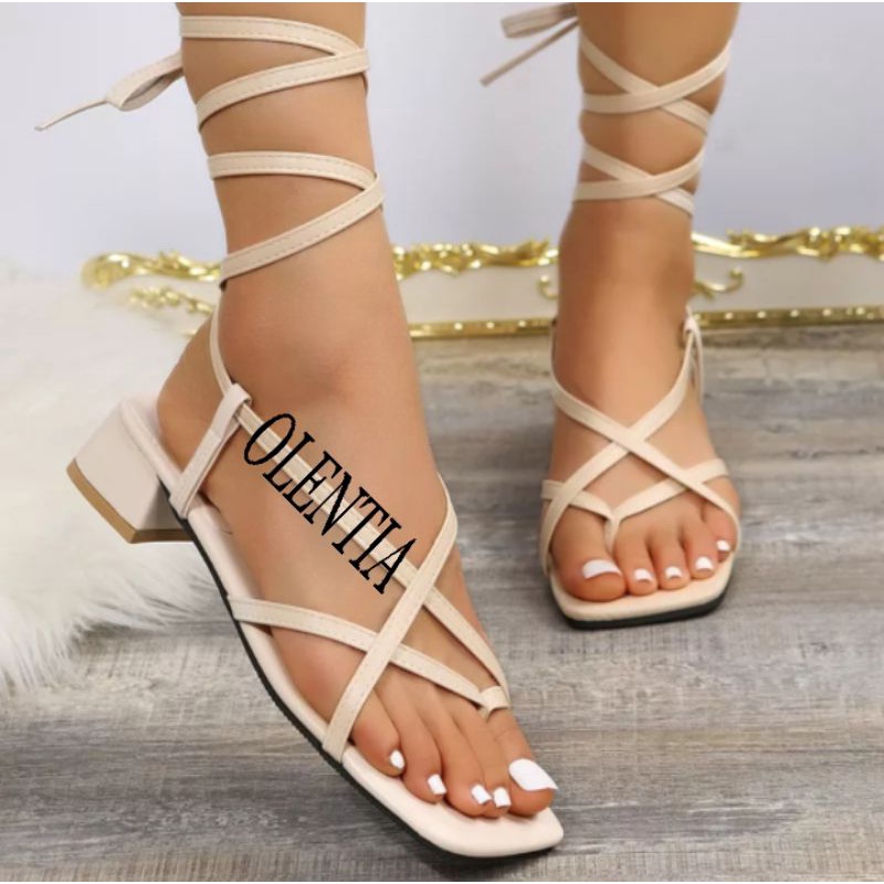 VIRALL 2022 Sandal Wanita Heels 3cm gladiator WS 03