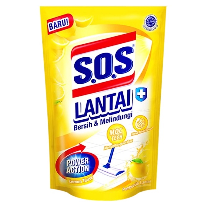 SOS PEMBERSIH LANTAI REFILL 750ML