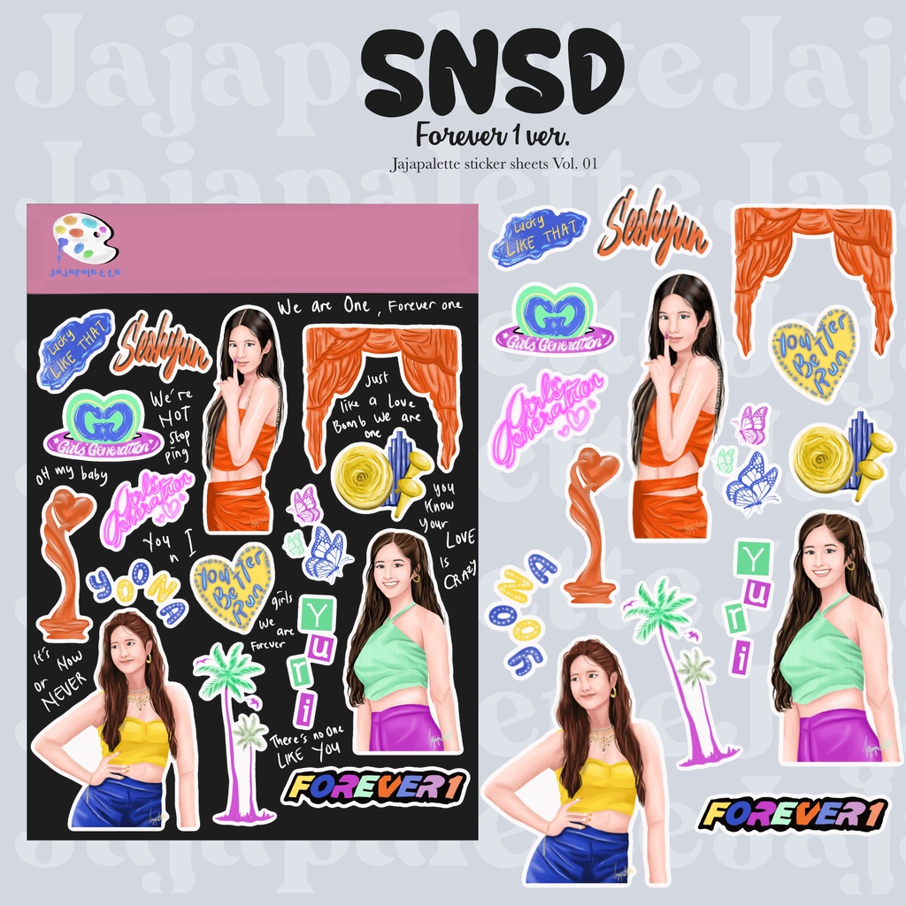 

STIKER Aesthetic KPOP SNSD Deco STICKERS for Bujo Vintage