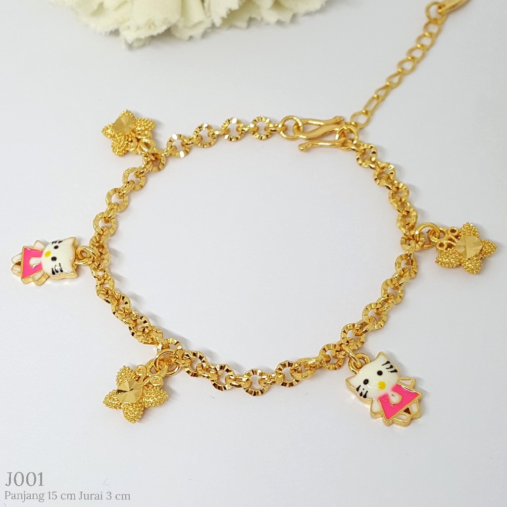 PGX Gelang Anak Xuping Aksesoris Perhiasan Lapis Emas Premium - J001