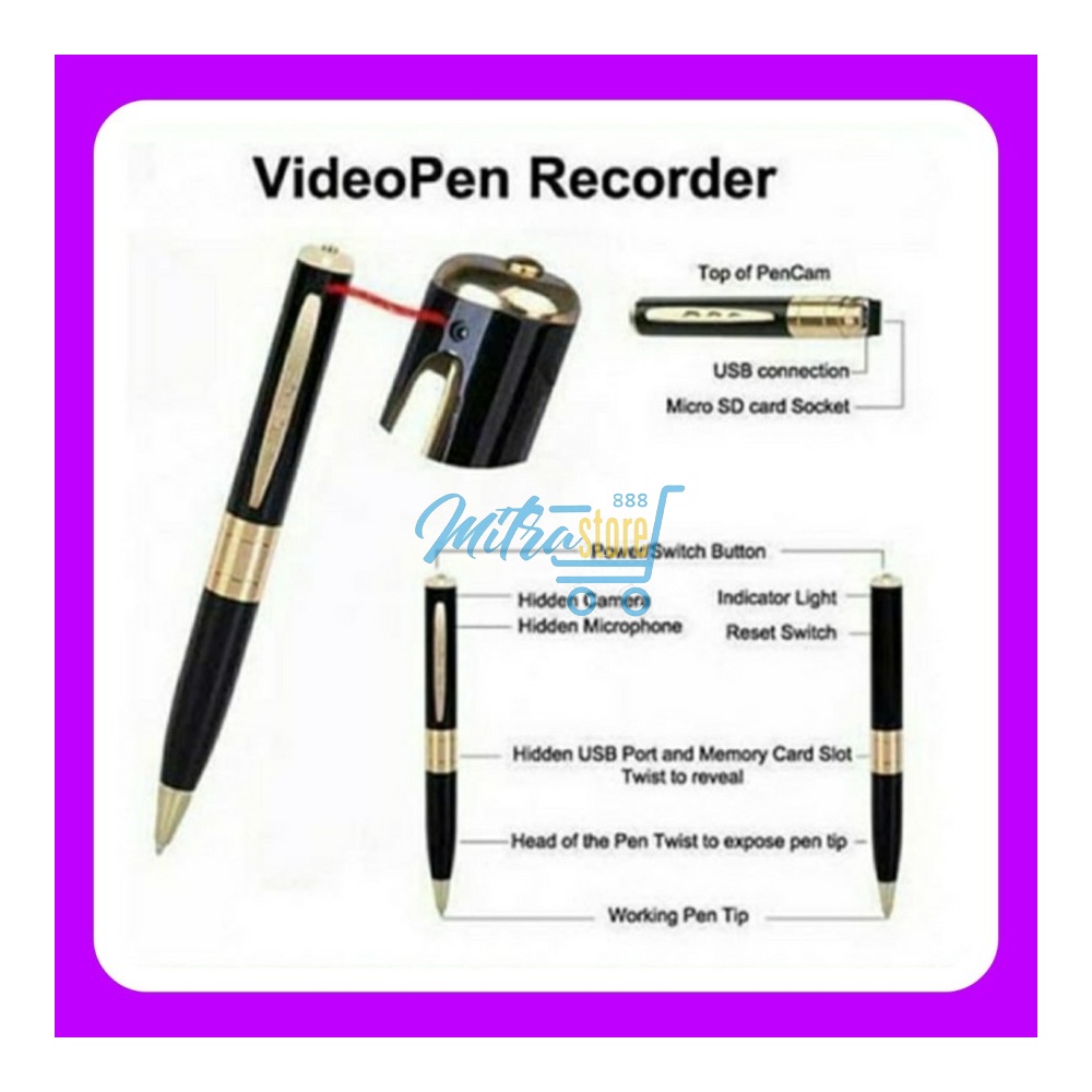 Pen Spy Cam Kamera Pena Kamera Bentuk Pulpen Pengintai PN 30303