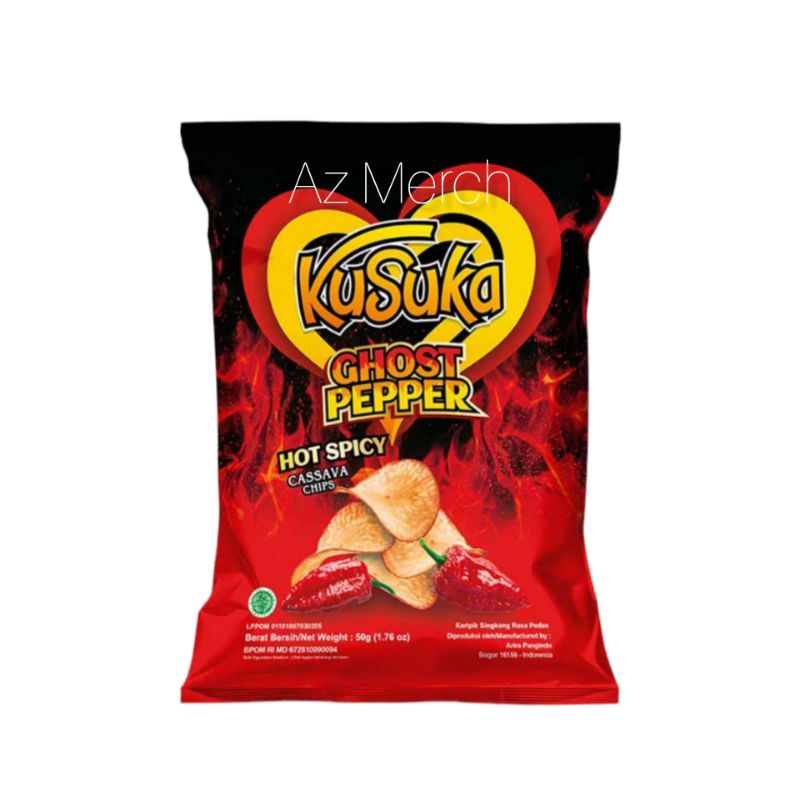 

Kusuka Ghost Pepper Keripik Singkong 50gr