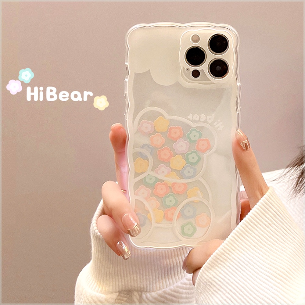 Soft Case Motif Beruang Untuk OPPO A57 2022 A77S A15 A16 A16K A54 A53 A12 A5S A7 A3S A11k A31 A52 A92 A94 A93 A37 F9 A1K A76