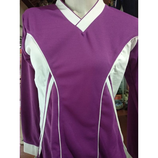 Setelan Baju Olahraga Senam Gowes Lari Wanita Muslim Muslimah Tunik