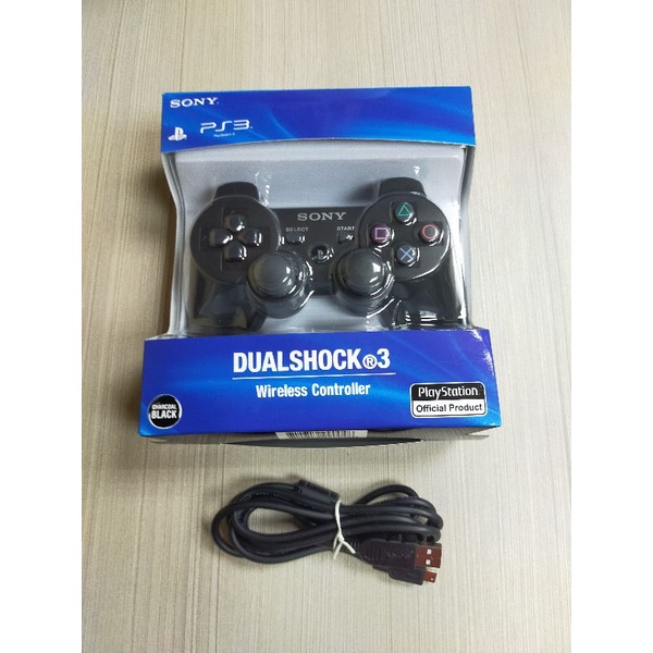 STIK PS3 HITAM ORI PABRIK STICK PS3 OP WIRELESS MURAH