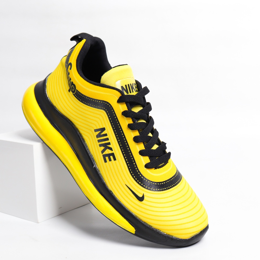 Sepatu Nike Air Running Pria / Sepatu Nike Olahraga Lari Jogging Senam Premium Import Kuning