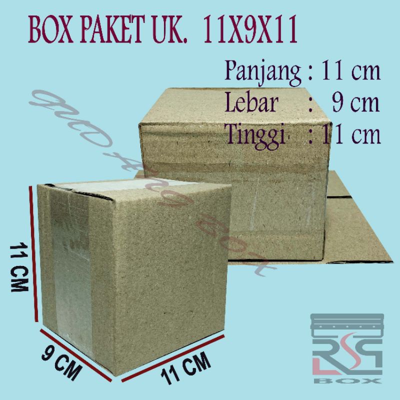 

Kardus packing uk. 11x9x11 cm Box online murah packaging karton box