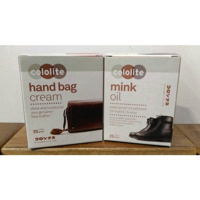 Paket 2, Cololite Handbag Cream & Cololite Mink Oil