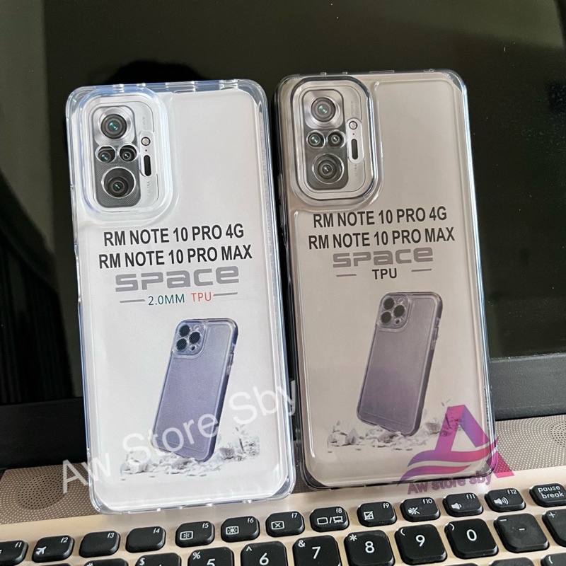 PROTECT CASE XIAOMI REDMI NOTE 9 PRO/NOTE 10/10S/10 PRO/11/ 11 PRO/9C/10A/10C/POCO X3/C3/ CLEAR CASE TEBAL SPACE