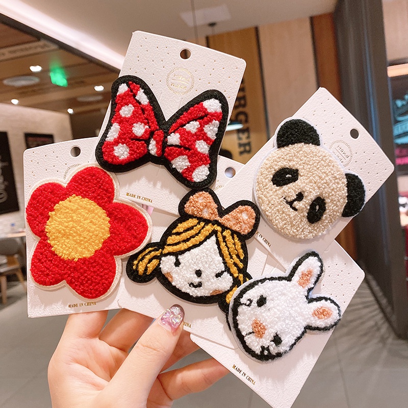 JEPIT RAMBUT ANAK KOYO RAMBUT PONI RAMBUT ANAK IMPOR RAJUT MOTIF KOREA