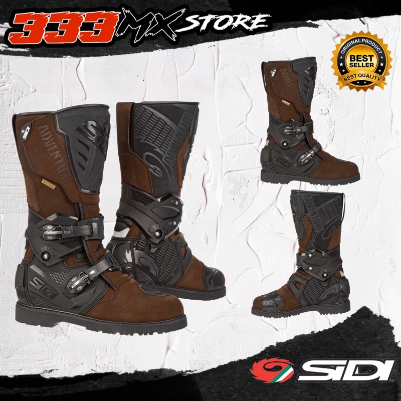 SIDI ADVENTURE 2 GORE-TEX BROWN BOOTS SIDI 2 GORETEX BROWN ORI - 45