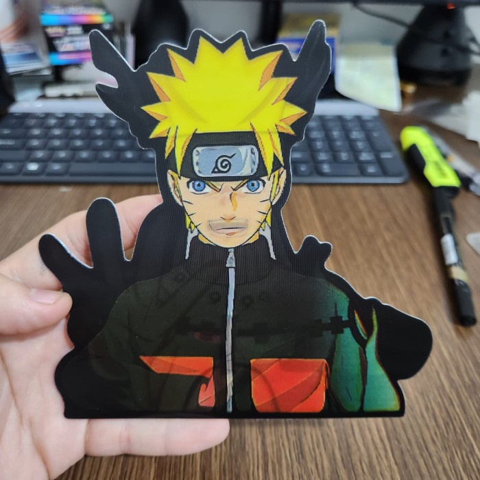 

STIKER 3D MOTION LENTICULAR ANIME - D0081 - Naruto - Naruto Uzumaki