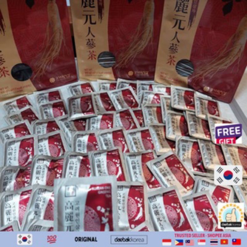 

Korean One Red Ginseng Tea Korea 3gr Per Sachet