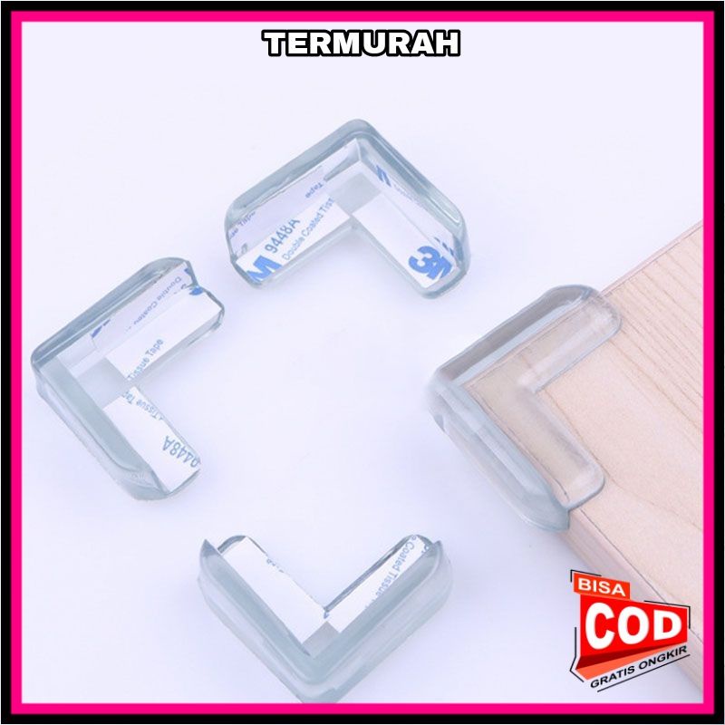 Fengye Silicone Bumper Pengaman Siku Sudut Meja Kaca Aquarium