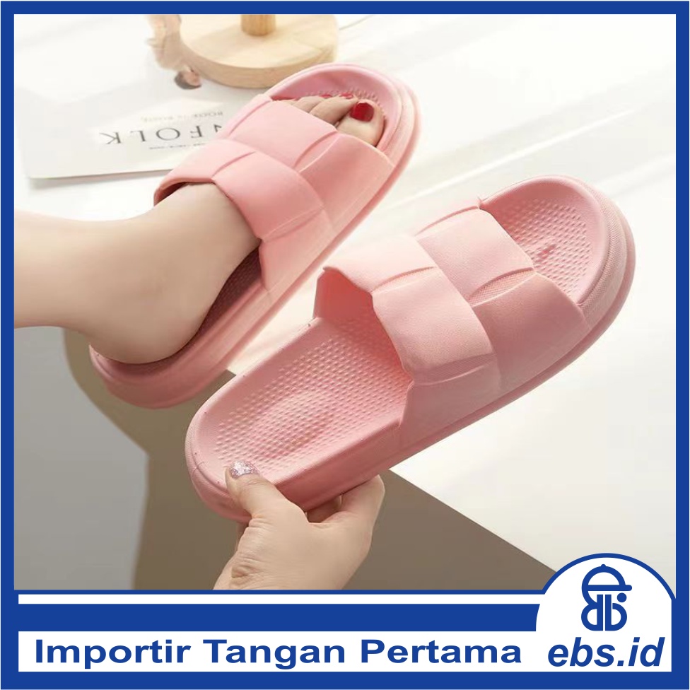 𝗘𝗕𝗦 ✅ SA015 Sandal Empuk Eva Rumah Polos Simple Warna Ringan Santai Jalan Jalan Empuk Import Murah