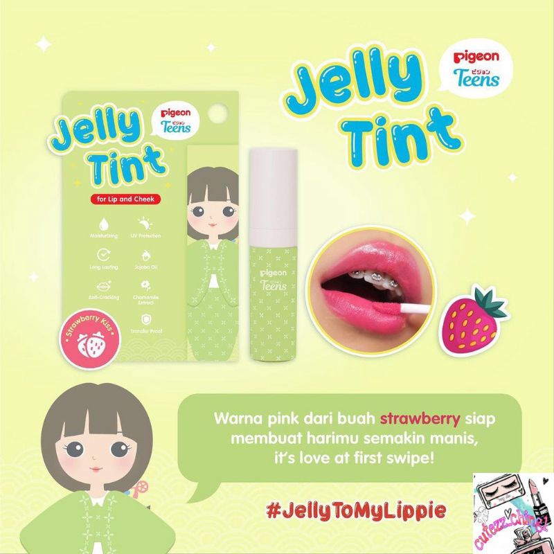 ☃️Cutezz_Ching1☃️Pigeon Teens Jelly Tint - Lip Tint