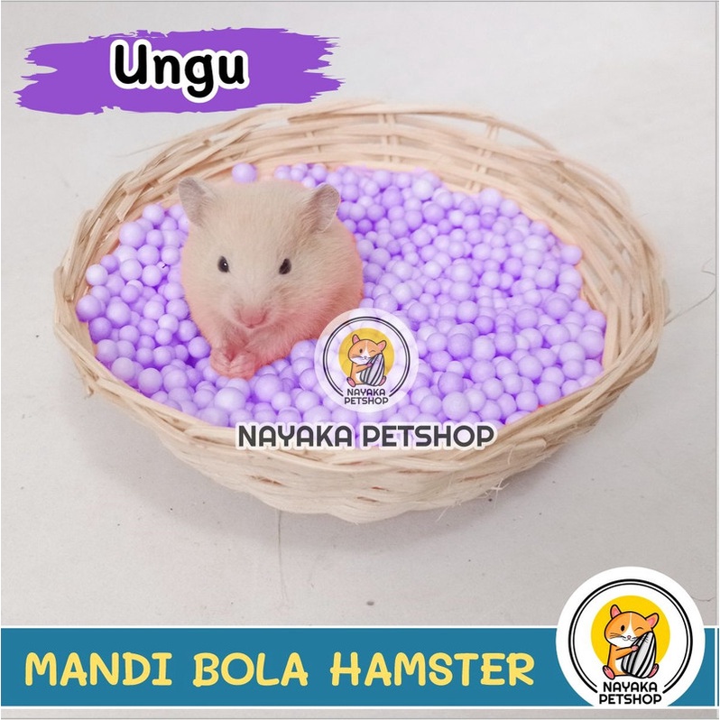 Mandi Bola Mainan Hamster Sterofoam Butiran Foam Beads Warna Warni Styrofoam Bukan Mandi Pasir Wangi