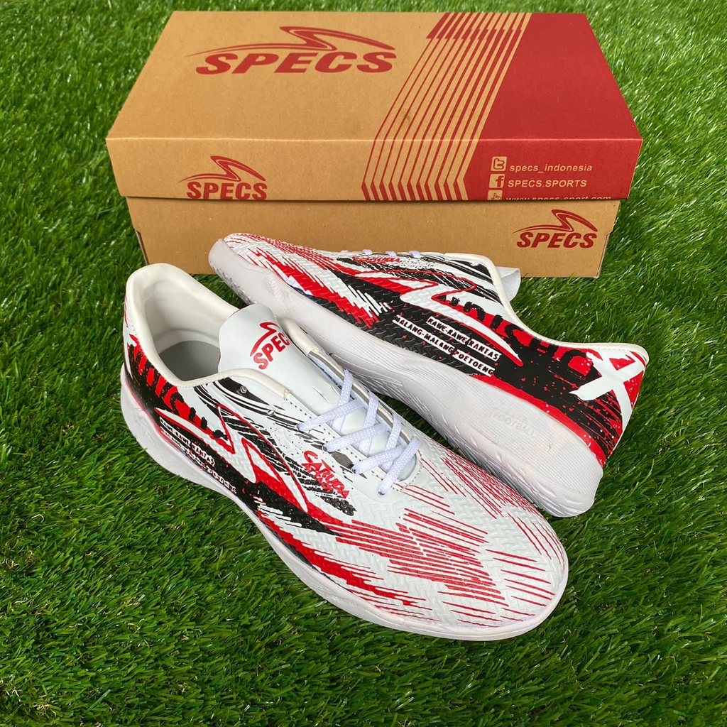SEPATU SPECS FUTSAL ACCELERATOR LIGHTSPEED REBORN PUTIH GOLD MURAH INDOOR PREMIUM GRADE ORI VIETNAM