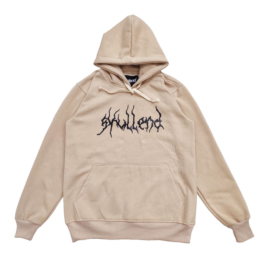 SKULLEND Sweater Hoodie Pria Oversize Jumper Plastisol High Density