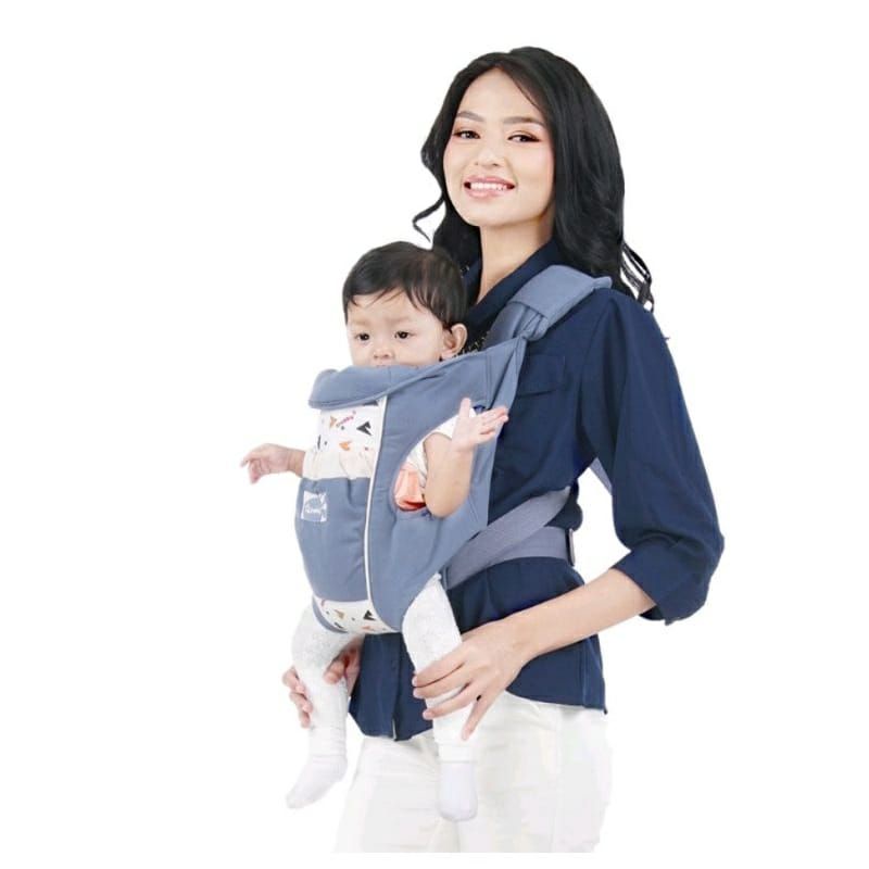 snobby gendongan bayi ransel m_ shape aplikasi print tpg6242