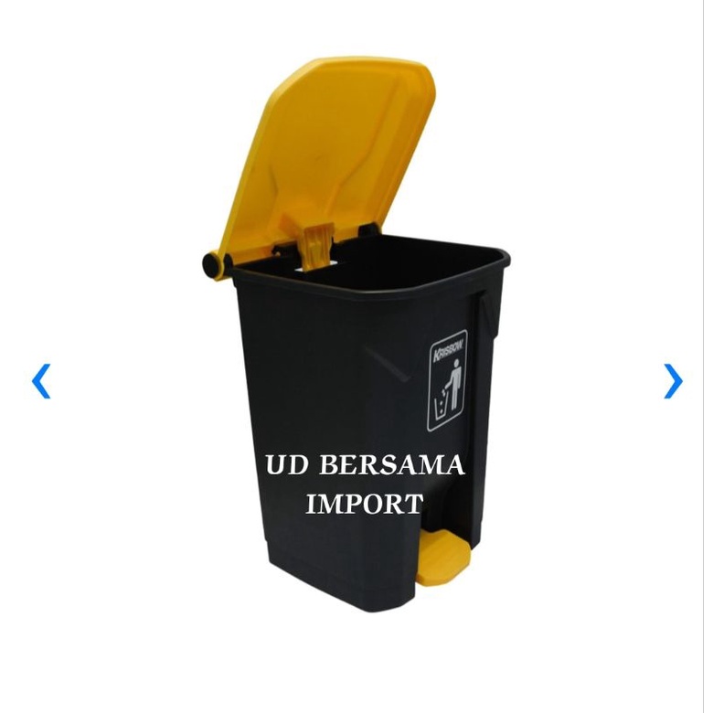 KRISBOW Tempat Sampah Outdoor 50L/Dustbin Disertai Pedal