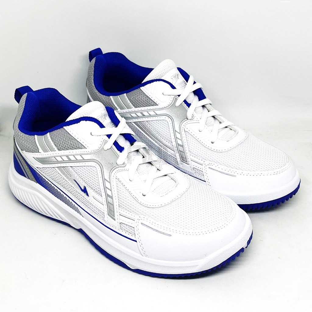 FIURI – Pro ATT Original - MBC 60 PUTIH BIRU 40-43 - Sepatu Kets Pria - Sepatu Sneakers Pria - Sepatu Olahraga Sport  Pria - Sepatu =tekstil - Sepatu Jogging Lari Running Fitness Gym Pria - Sepatu Laki-Laki Cowok - Sepatu Sekolah Bertal