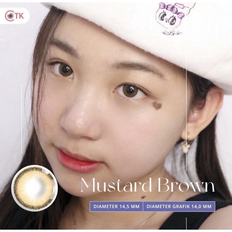 SOFTLENS RECIPE MUSTARD BROWN / bisa minus