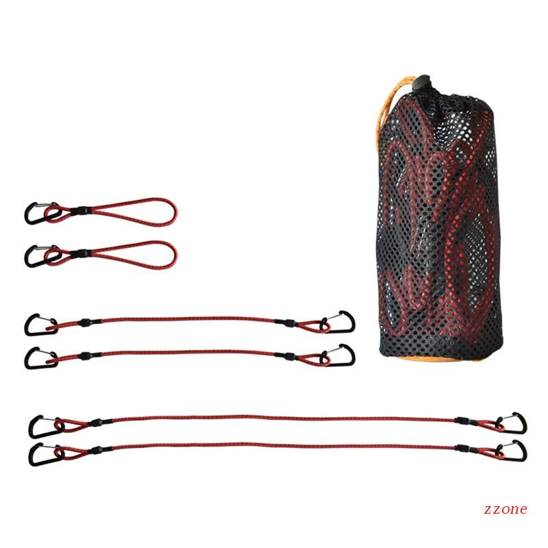 Zzz Tali Bungee Heavy Duty Dengan Klip Carabiner Untuk Outdoor