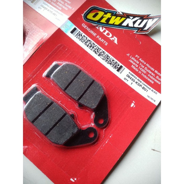 Kampas Rem Depan Belakang Dispad MegaPro Monoshock  CB150R LED CB150R VERZA