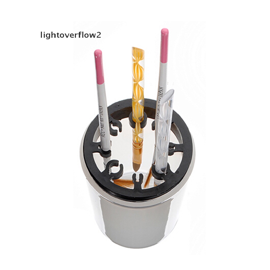 (lightoverflow2) Pot Holder Pen Brush Nail Art UV Gel Akrilik