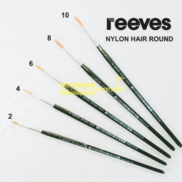 

Jualan Reeves Nylon Round Brush / Kuas Lukis Genap (Satuan) - 16 Trendi