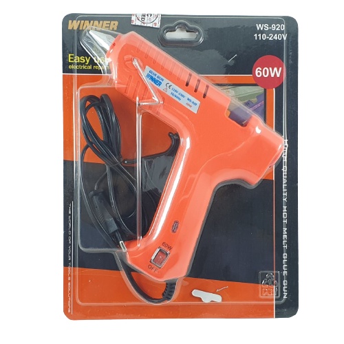 Glue Gun Winner WS920 60w Lem Tembak Hot Melt Gluegun