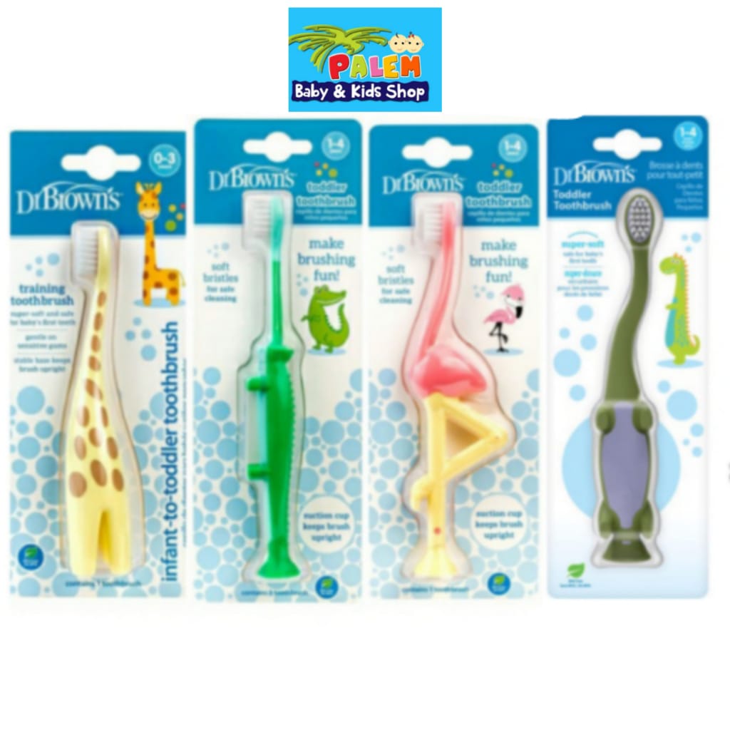 Dr Brown's Training Brush / sikat gigi bayi anak