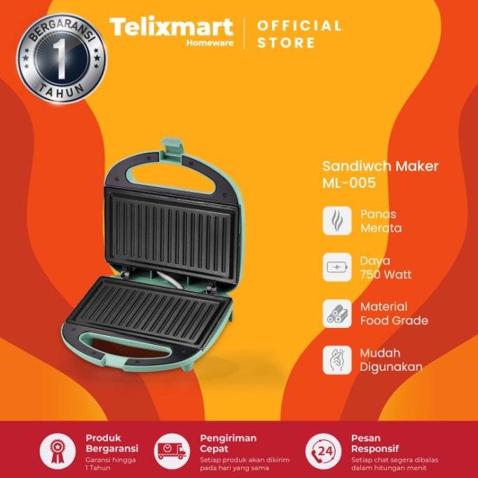 Dorahomi ML005 Sandwich Maker Hijau