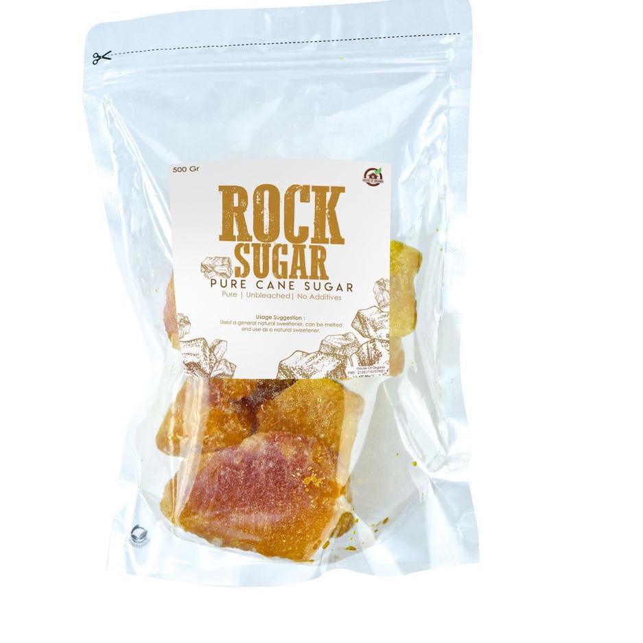 

️✔️✔️ Natural Rock Sugar (Sugar Batu Alami) 500 Gr buruan