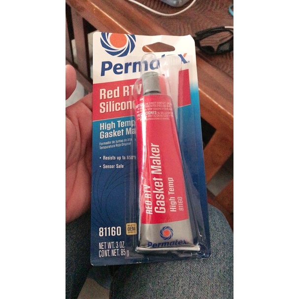 Permatex Red RTV Silicone 85gr permatex red rtv silicone 85GR