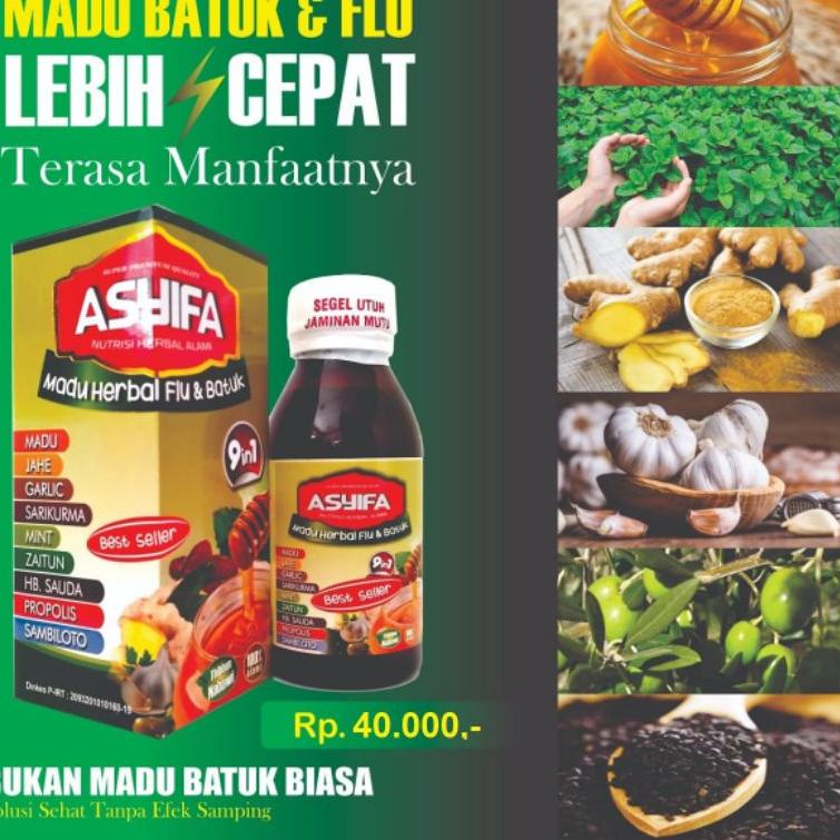 

✨COD✨ Madu Flu dan Batuk Asyifa 9 in 1 Obat Batuk Termurah Berkhasiat original !