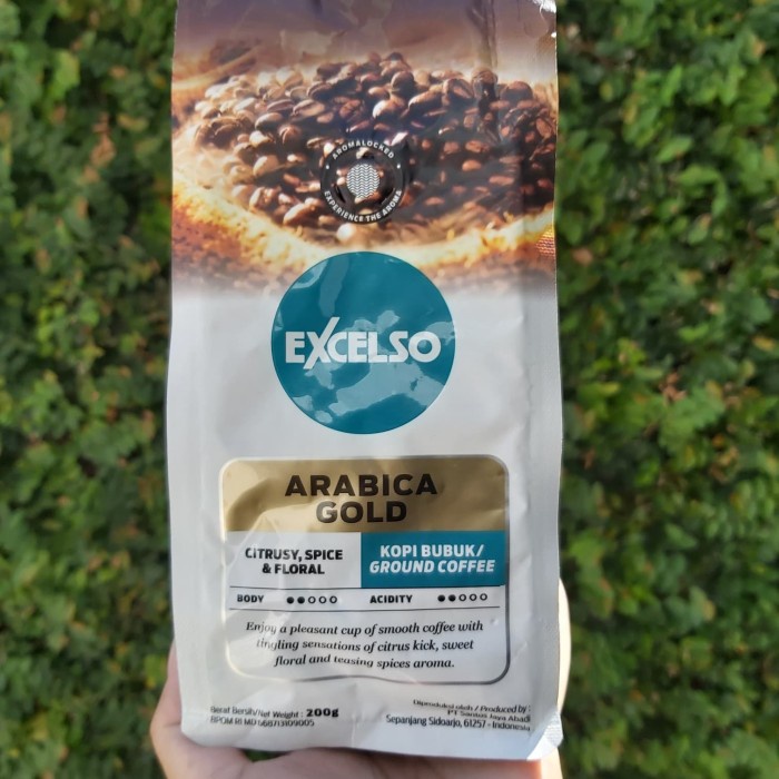 

ORIGINAL MURAH ARABICA GOLD bubuk 200gr bubuk kopi excelso arabica gold