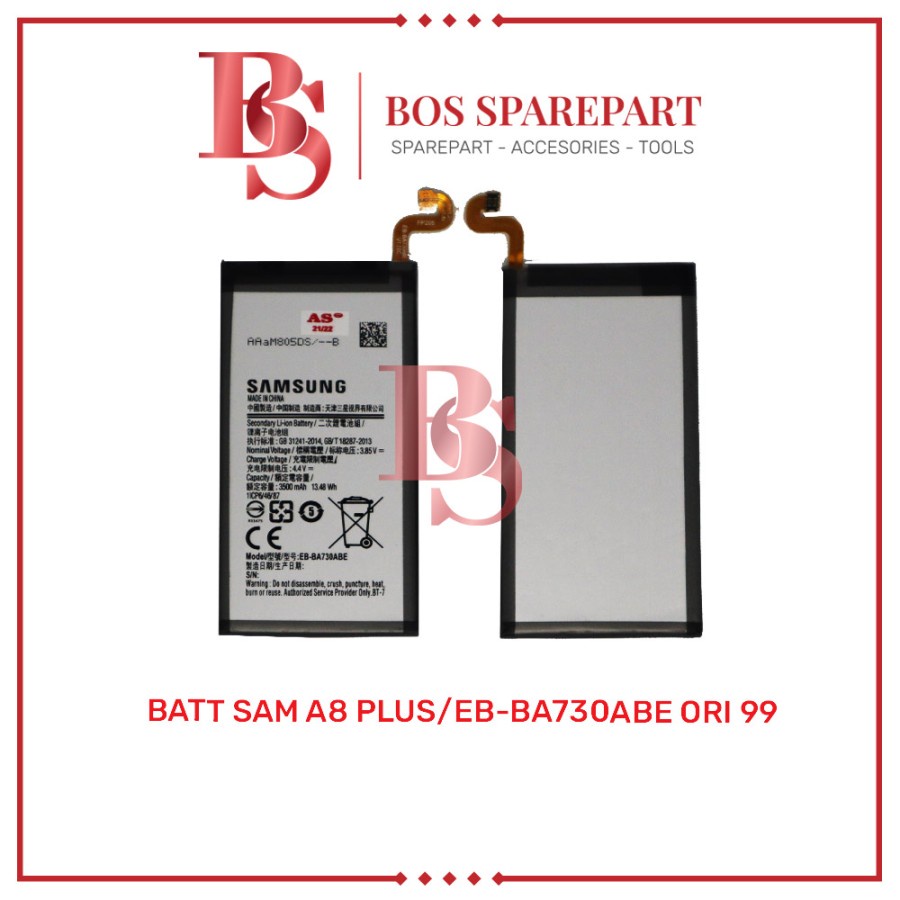 BATTERY SAMSUNG A8 PLUS / EB-BA730ABE ORI 99