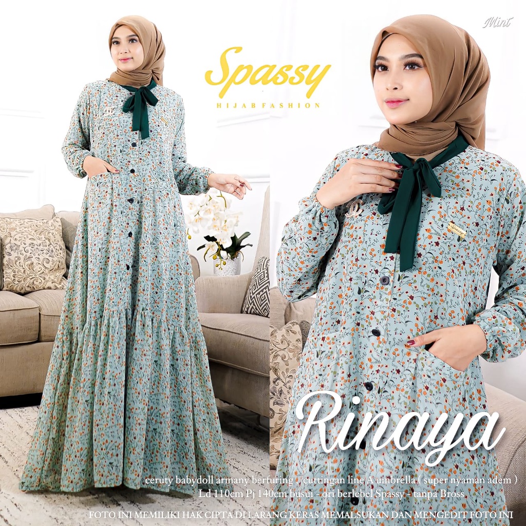 RINAYA MAXY BY SPASSY / GAMIS MURAH