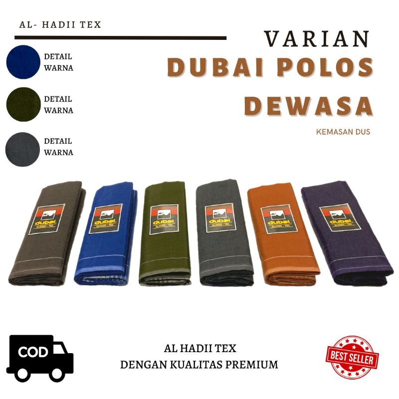 SARUNG TENUN POLOS DUS