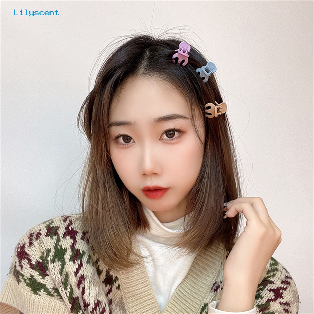 Jepit Rambut Model Cakar Anti Jatuh Warna Solid Untuk Dekorasi