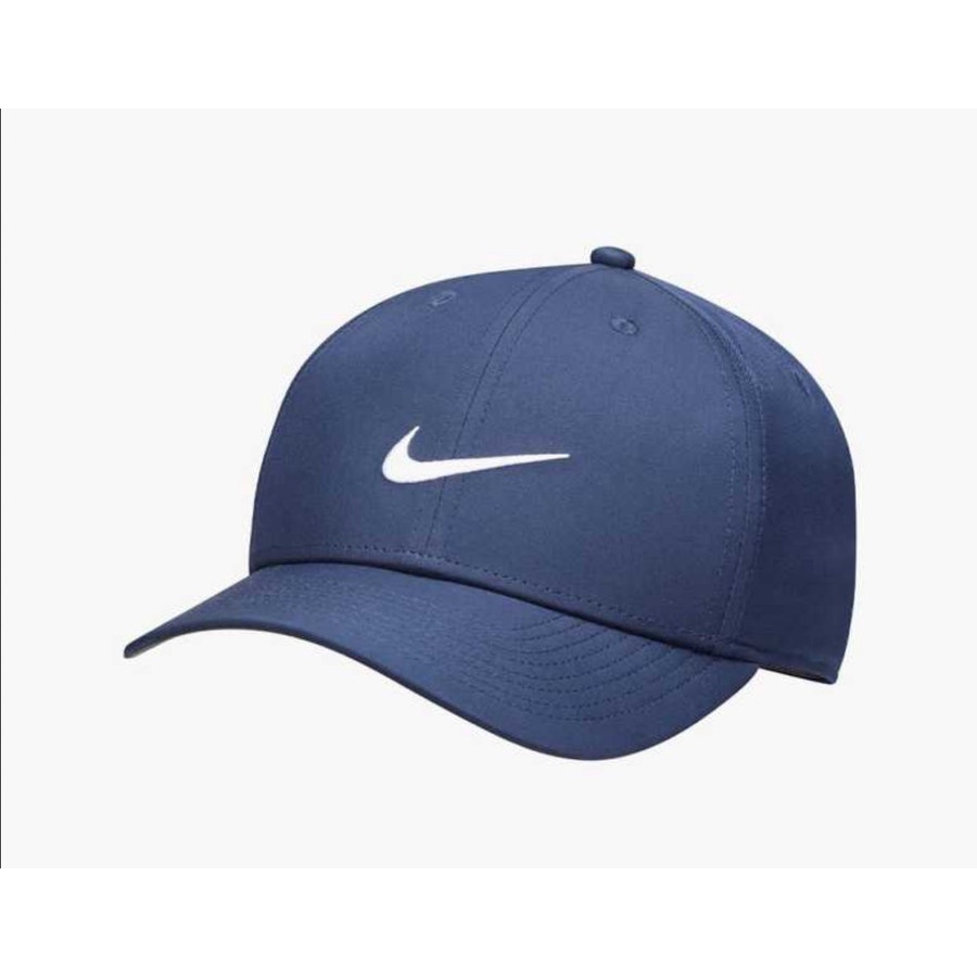 Nike Dri Fit Legacy91 Golf Cap Navy White DH1640-419 Topi Original