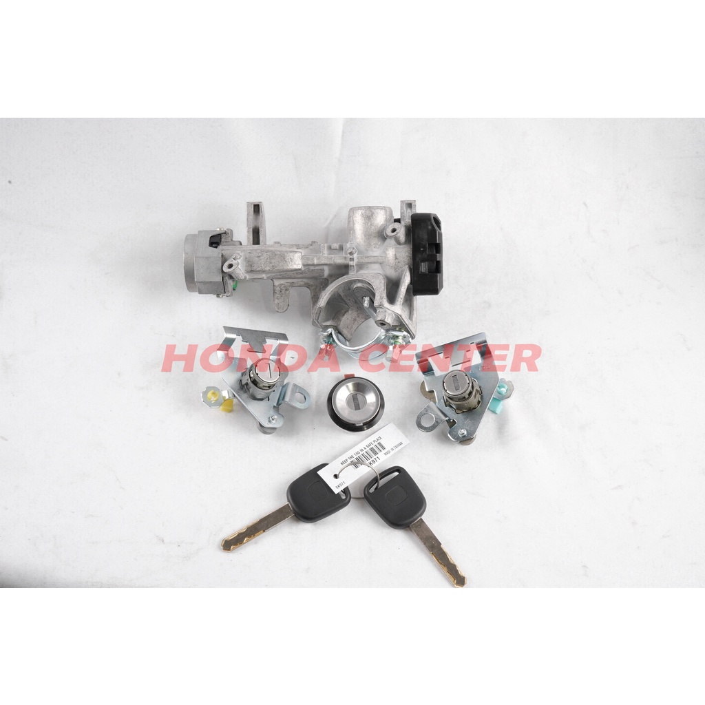 kunci kontak cylinder key set pintu bagasi jazz gd3 city gd8 2003 2004 2005 2006 2007 2008 crv gen2 2002 2003 2004 2005 2006 manual mt
