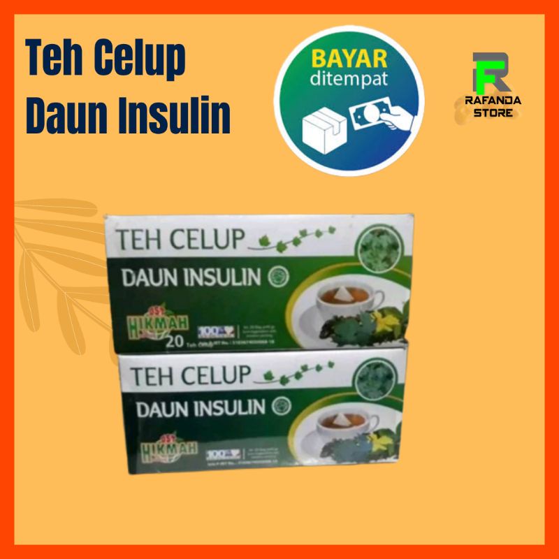 Teh Daun Insulin Celup Obat Diabetes Kencing Manis / Teh Herbal