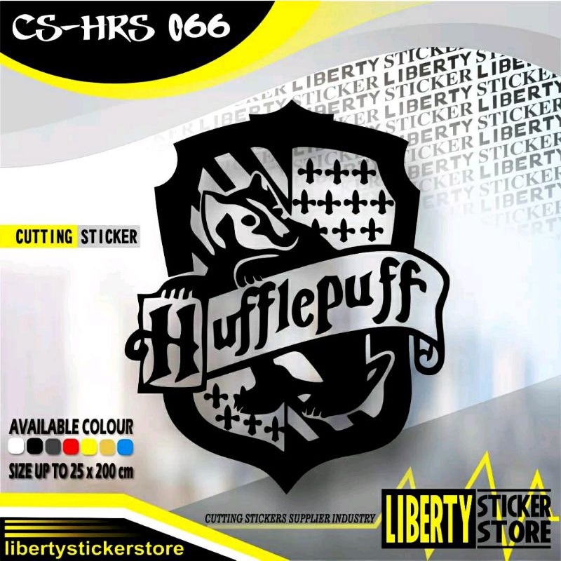 Jual MEDIUM Cutting Sticker Hufflepuff Harry Potter | Cutting Stiker ...