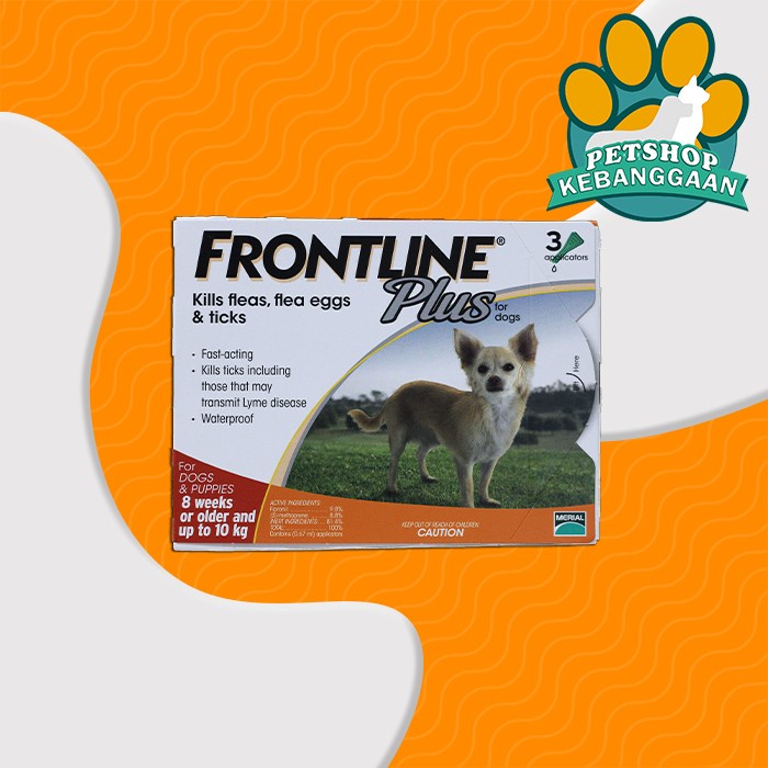 Obat Kutu Anjing Frontline Dog Up to 10kg Ampuh Basmi Kutu Anjing