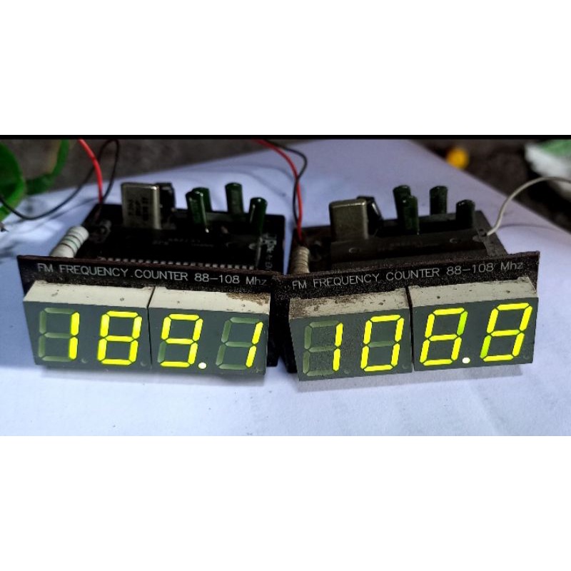 frekuensi counter fm display perbiji seratusribu