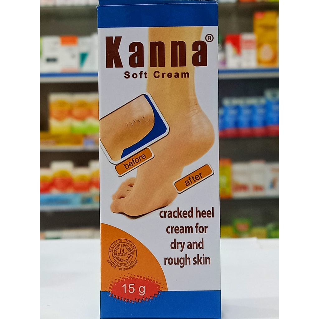 Kanna Krim Lembut 15 gr Untuk Kulit Kering, Kasar, dan Pecah Pecah