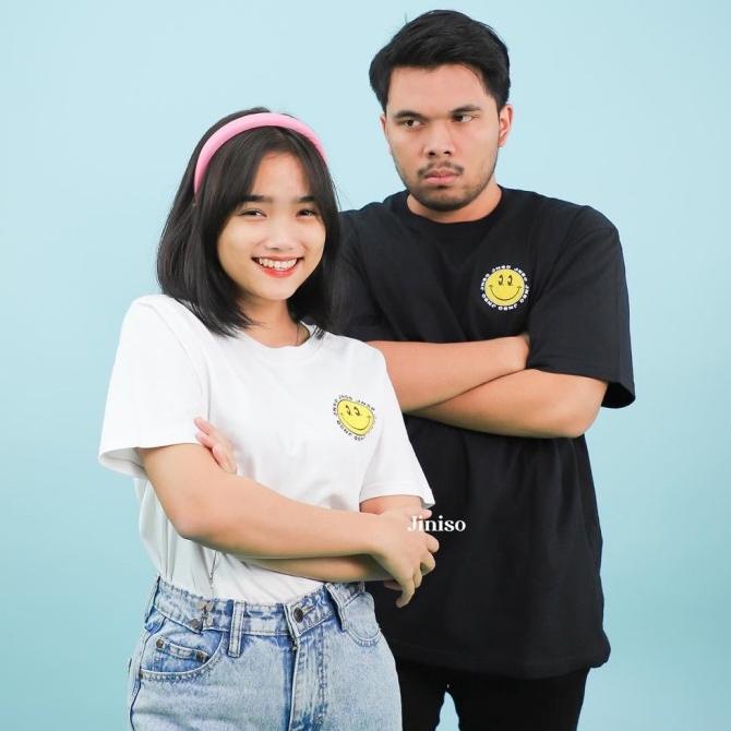 JINISO T-Shirt JNSO SMILE Oversize Tee | Kaos Termurah